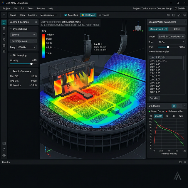 ADG Pro 聲學陣列與 SPL 計算系統介面