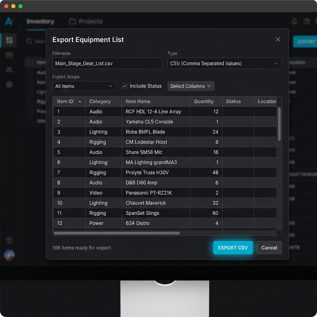 Quote BOM with CSV Dialog